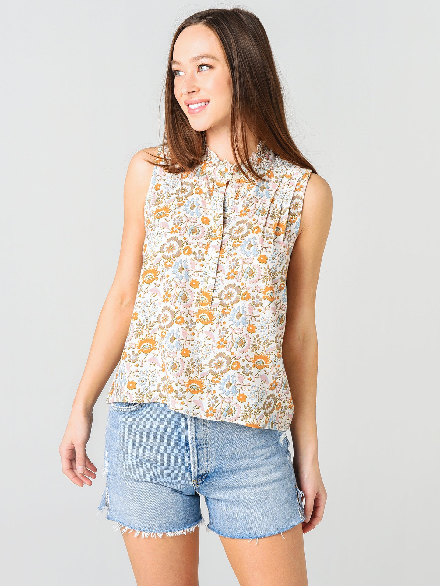 Faherty Brand Women's Faith Blouse