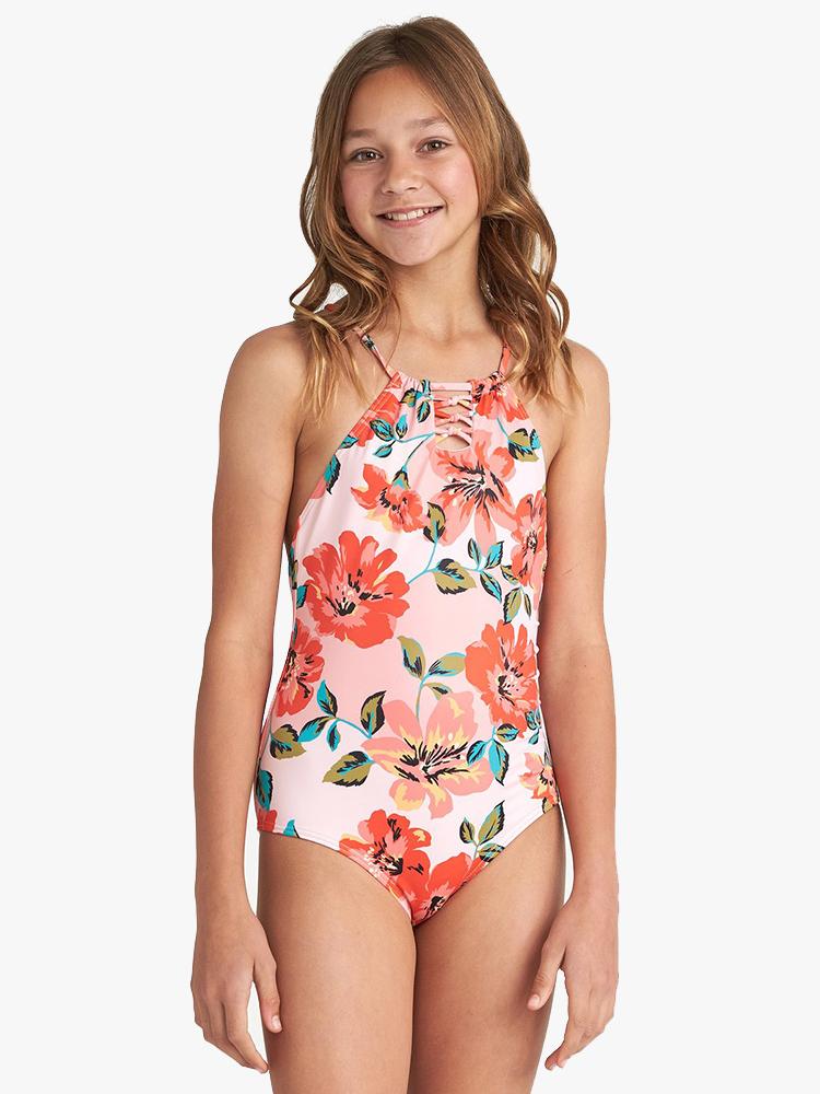 Billabong Girls’ Beach Bliss One Piece Swimsuit