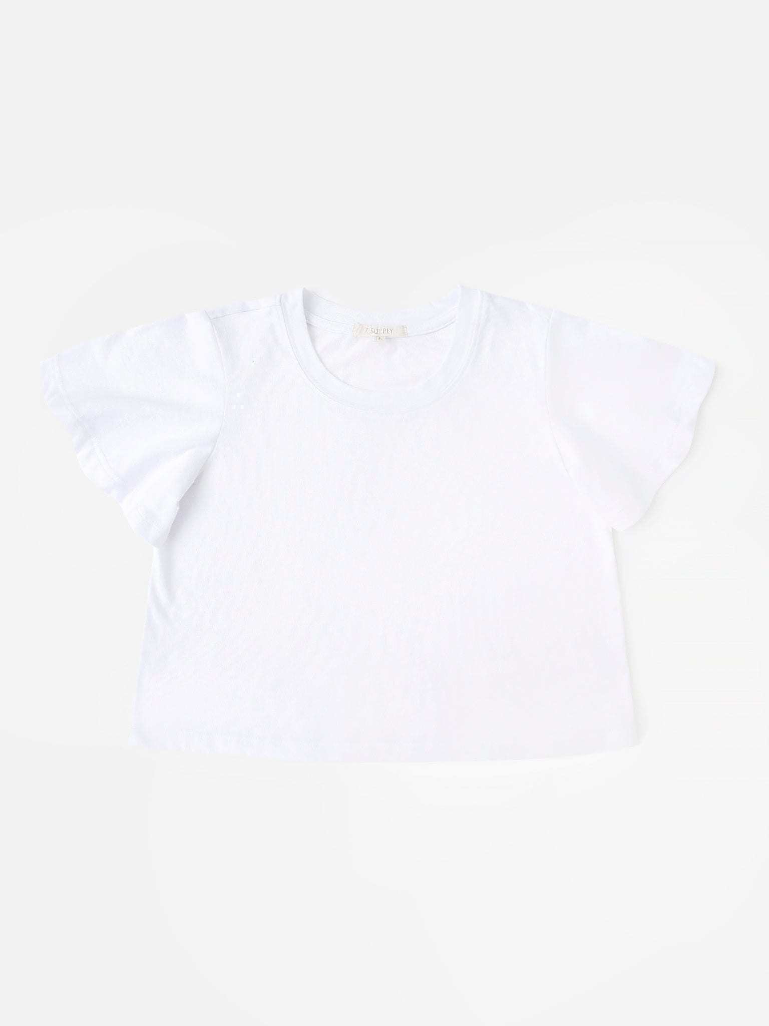 NEW girls size L(12/14) store Z SUPPLY waverly tee in white