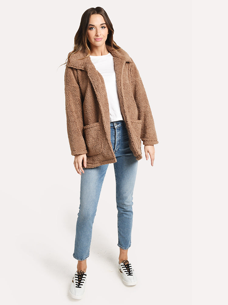 Z supply outlet sherpa coat