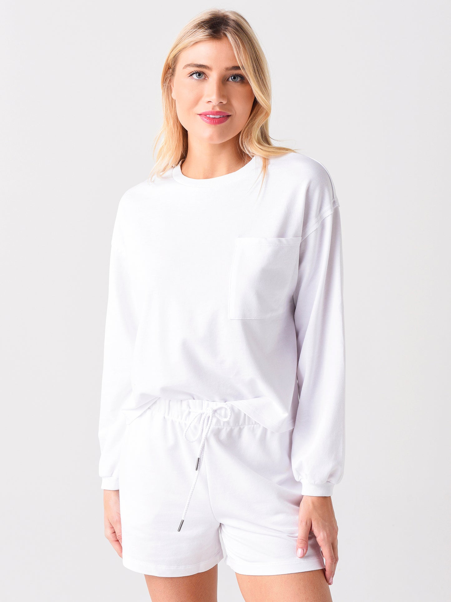 MIKI TERRY LONG SLEEVE TOP