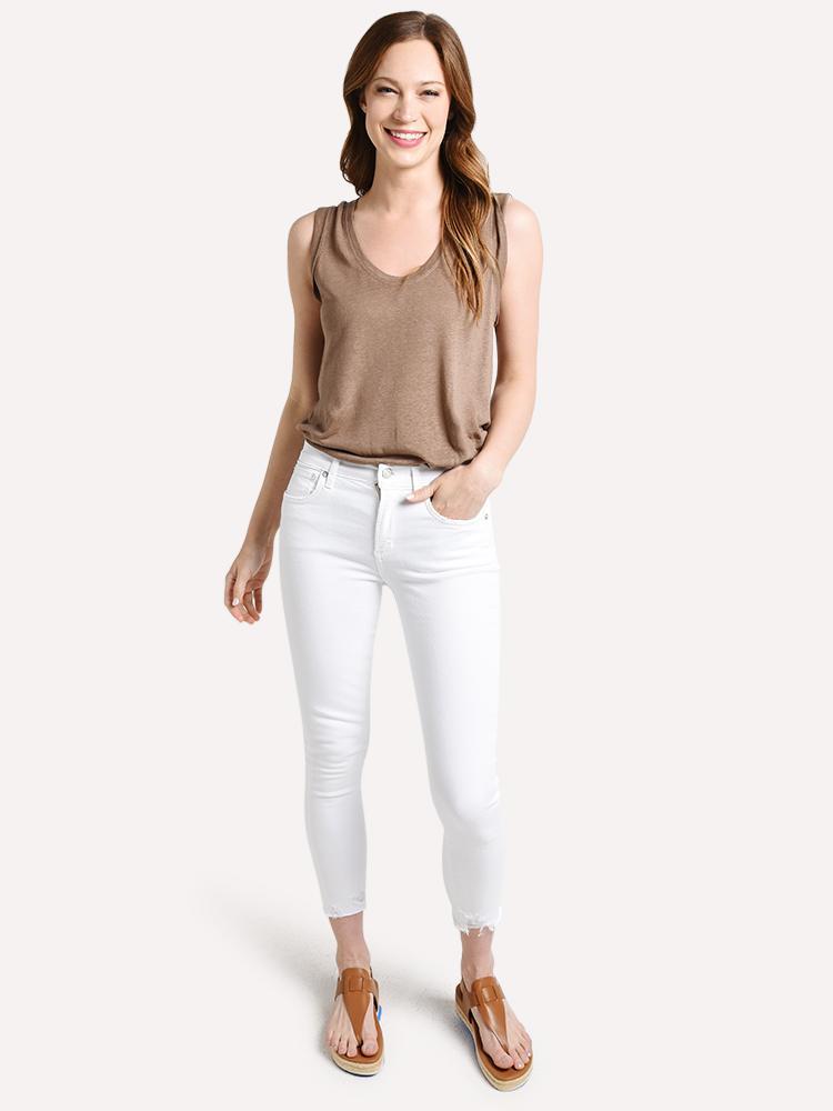 AGOLDE Sophie Crop Hi Rise Straight