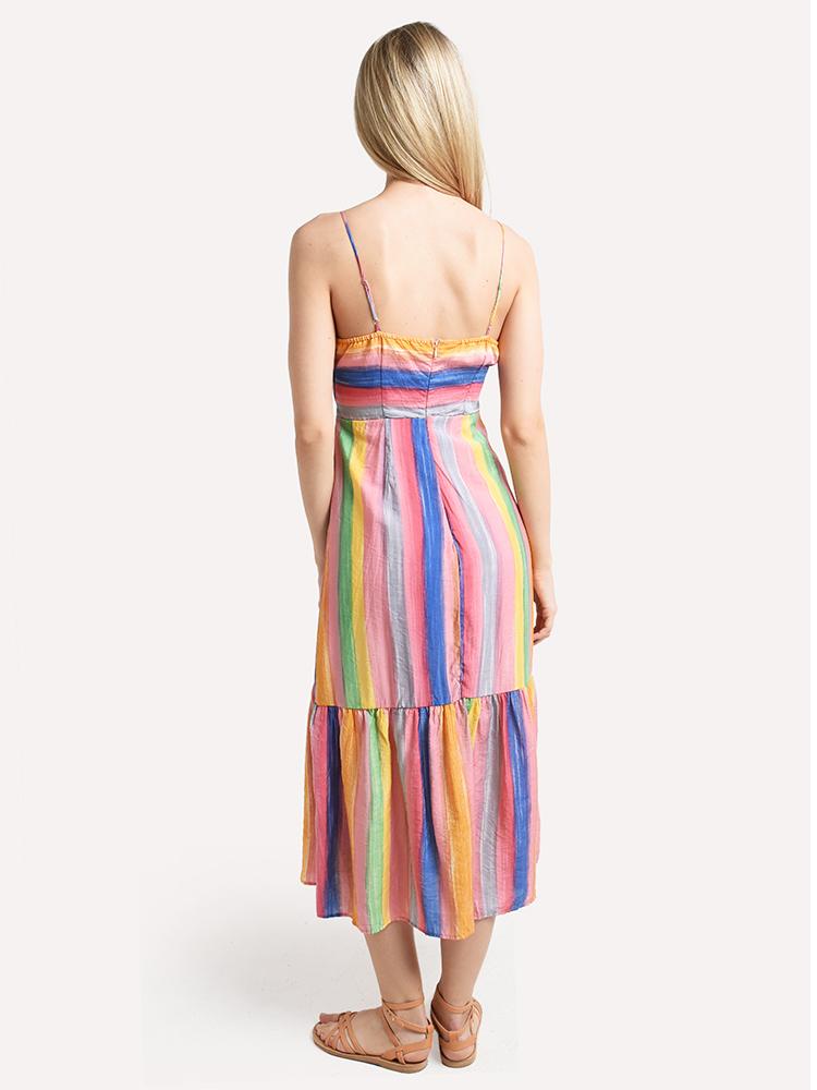 Endless rose store striped maxi dress