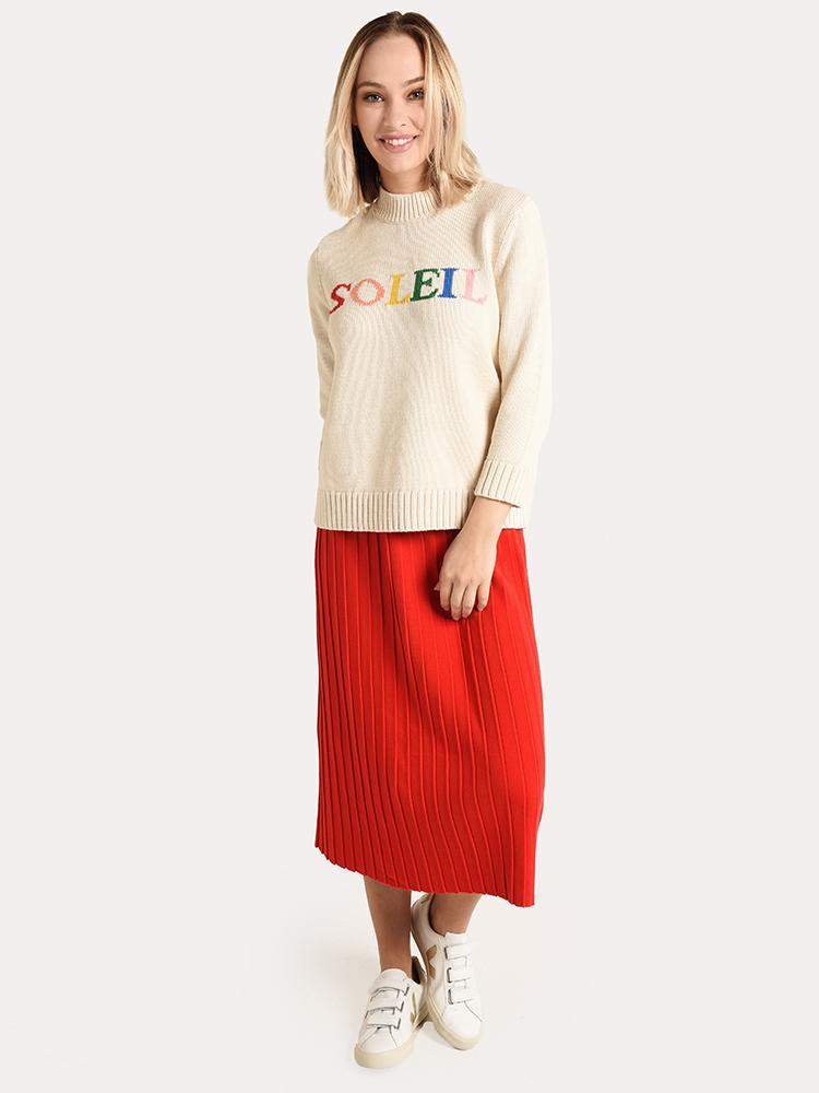 Chinti Parker Cream Cotton Soleil Sweater