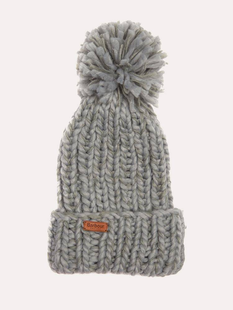 Barbour chunky knit hat and scarf on sale set