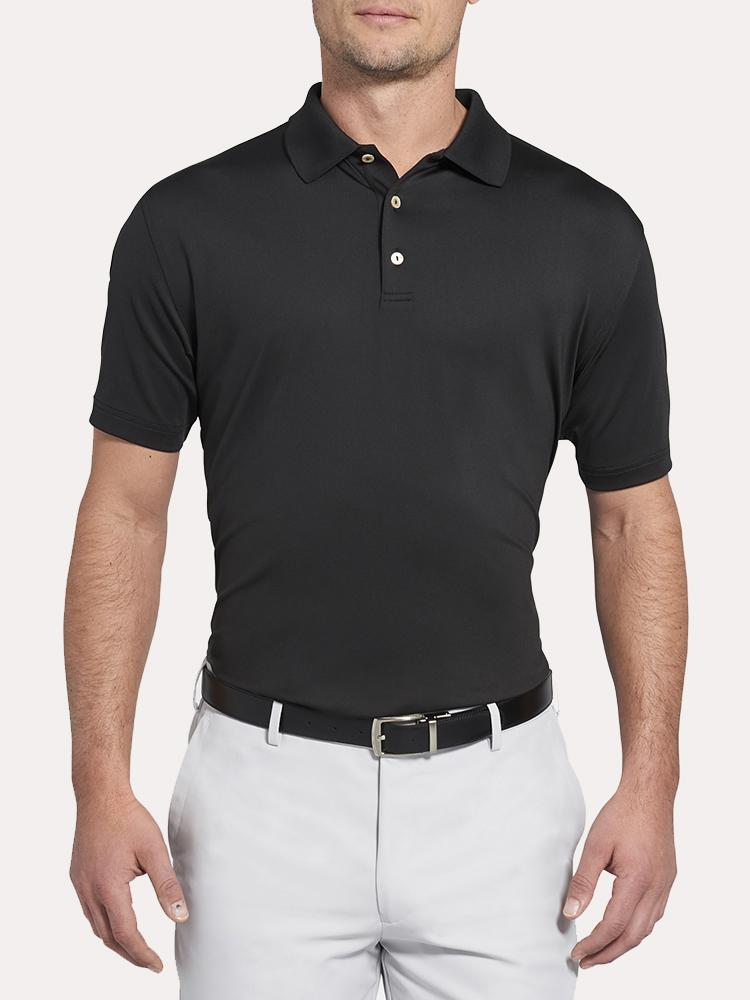 Peter millar store black polo