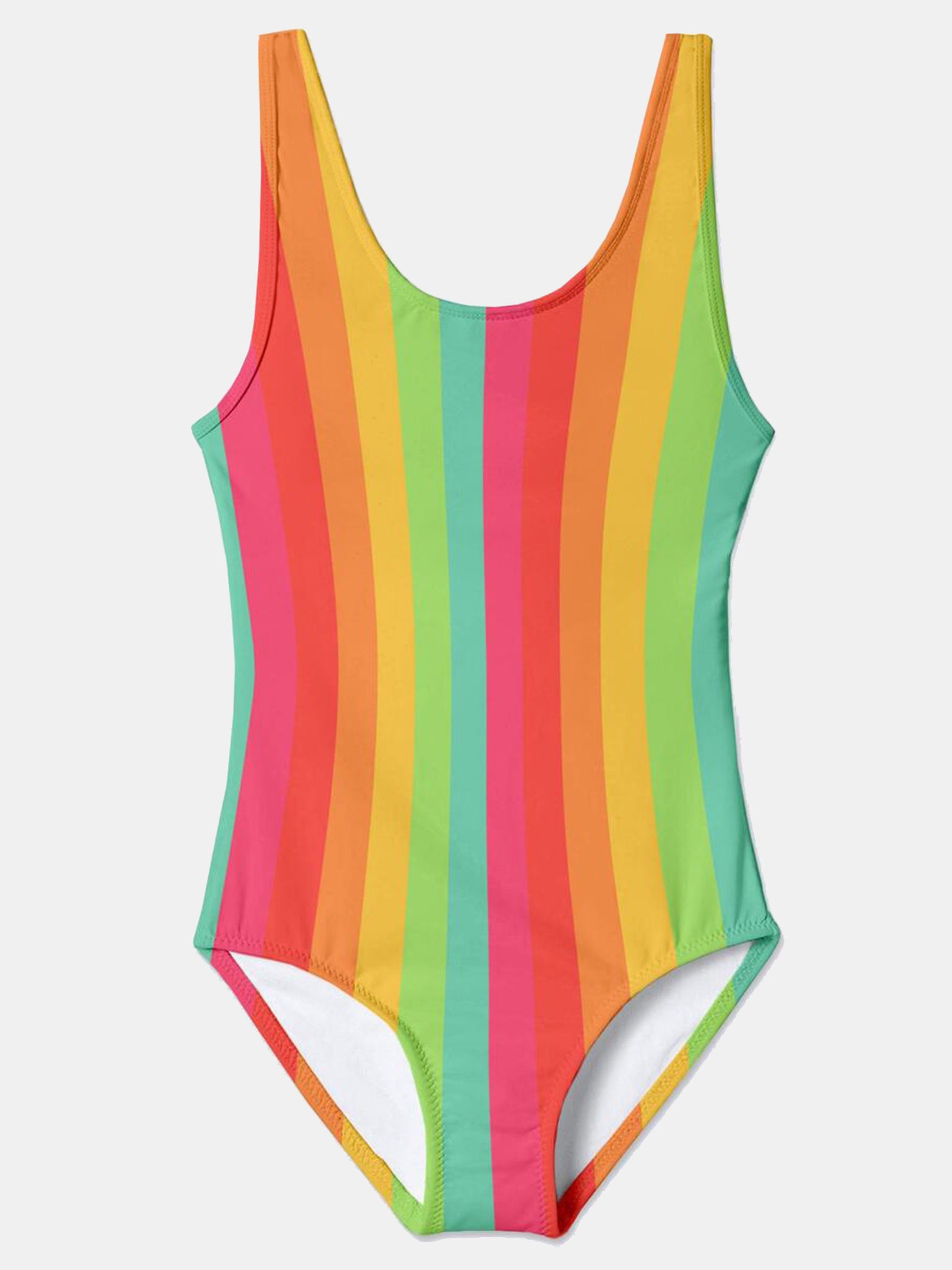 Stella Cove Girls' Mellow Rainbow Tank One Piece Swimsuit ...
