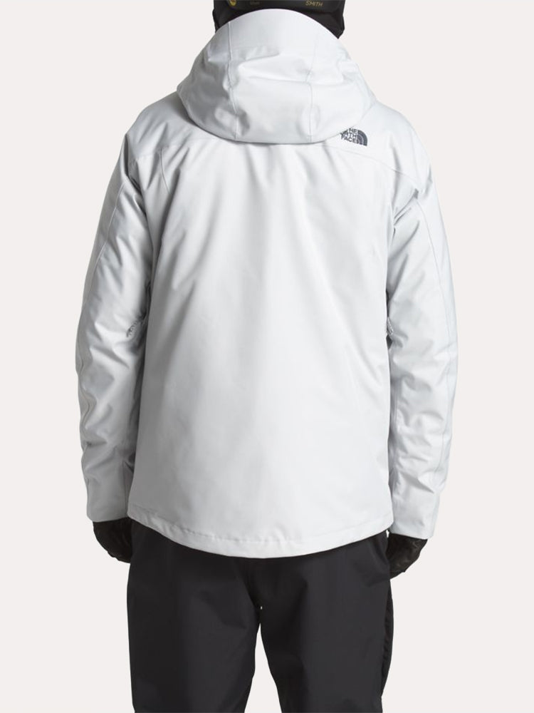 North face hot sale white snow jacket