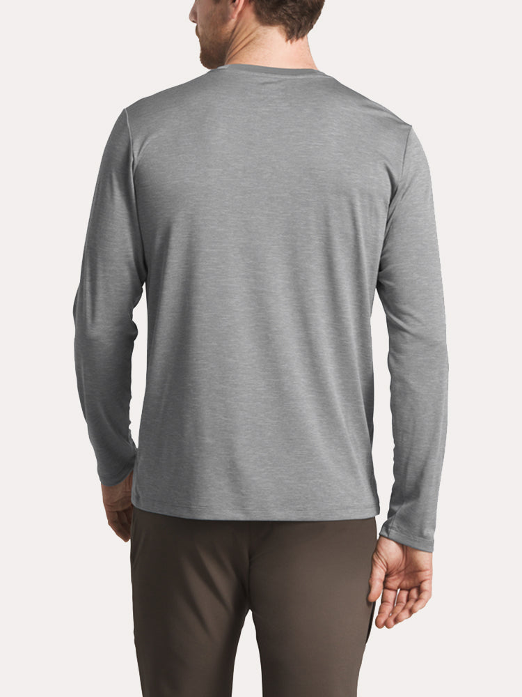 The north face men's hyperlayer fd on sale long sleeve crew