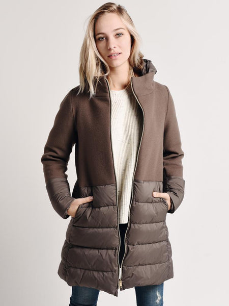 Herno glow clearance wool puffer coat