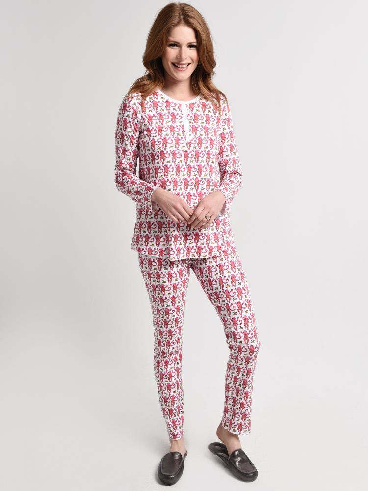 Pink monkey discount roller rabbit pajamas