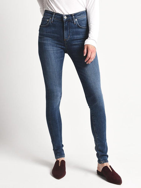 AGOLDE Roxanne Super High Rise Skinny Jean saintbernard