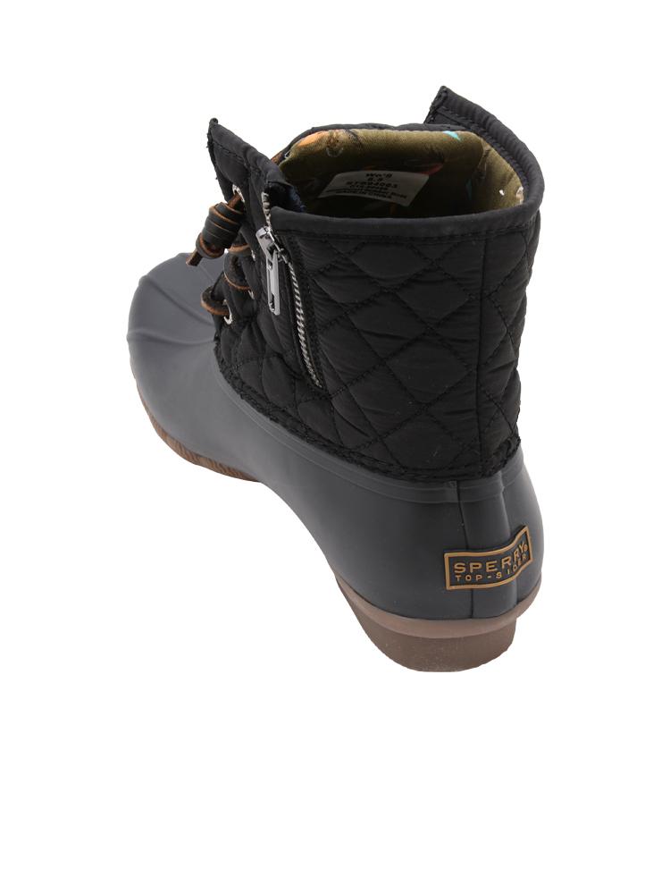 Women's saltwater quilted duck cheap boot black