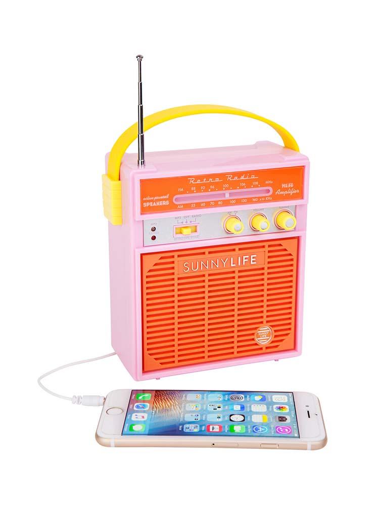 Sunnylife store retro radio