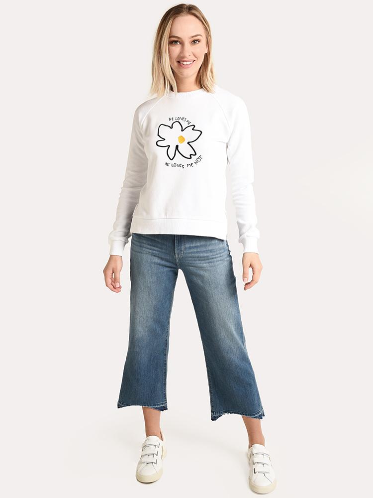 Chinti Parker Forget Me Not Sweatshirt saintbernard