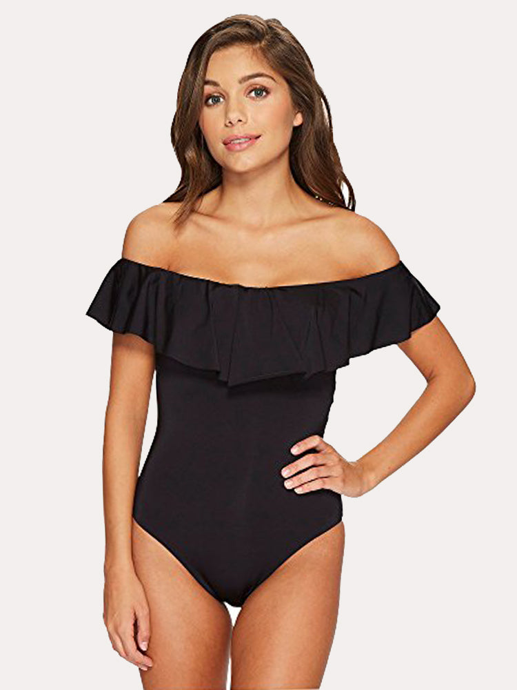 Trina turk off clearance the shoulder one piece