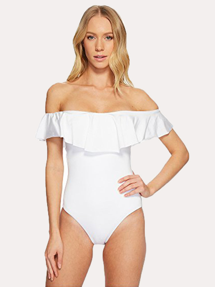 Trina turk off hot sale shoulder one piece