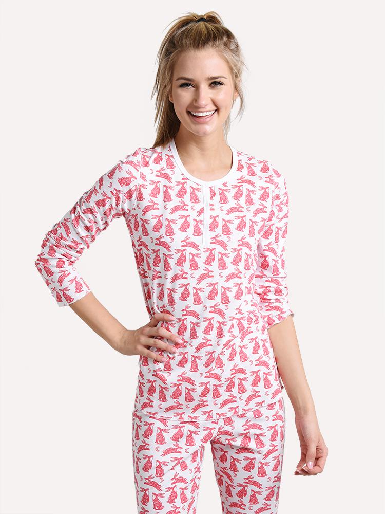 Roller Rabbit Women's Batik Bunny Pajamas