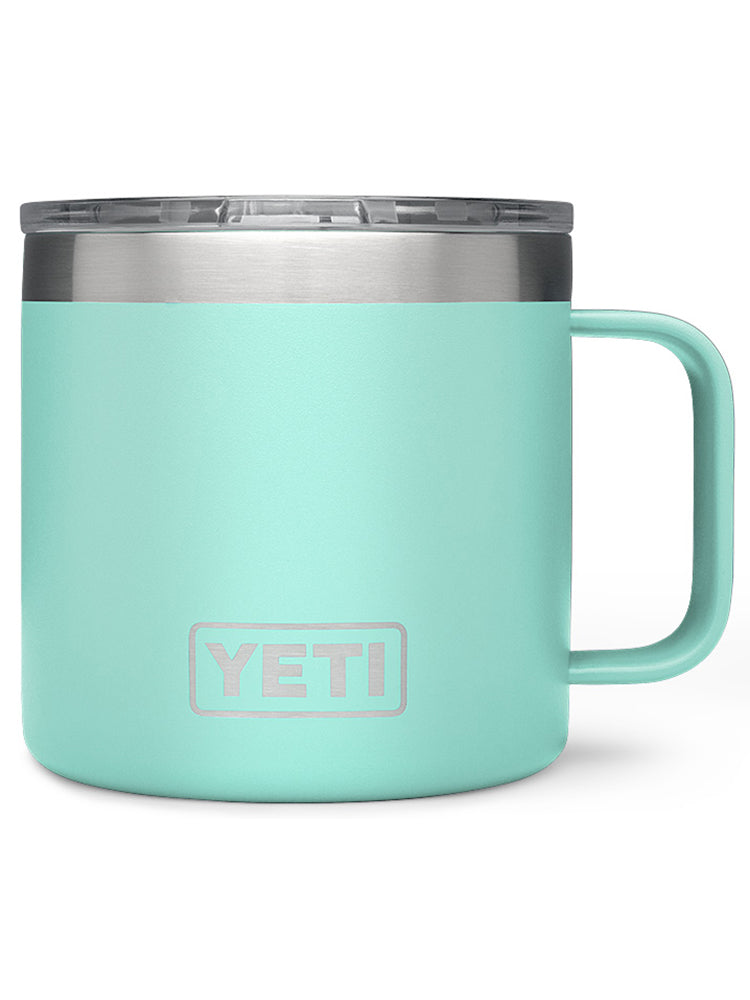 Yeti Coolers Rambler Mug 14oz Seafoam